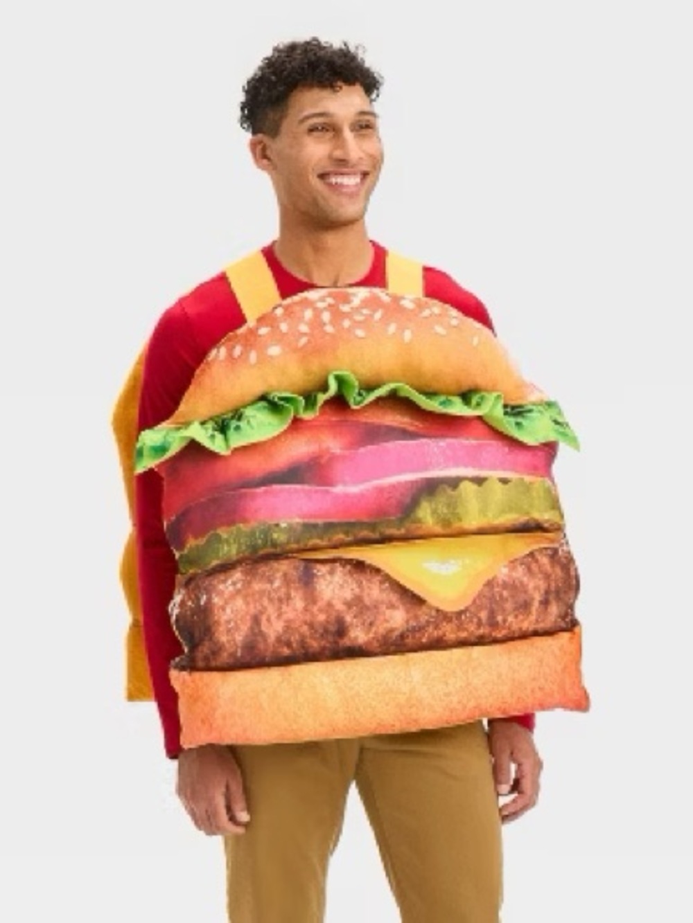 Cheeseburger Costume Hamburger Culver’s Halloween Costume One Size Fits Most